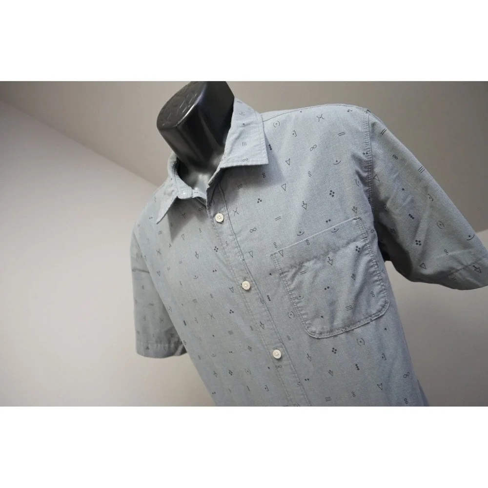 The North Face Button Down Shirt Mens Large Camp Trail‎ Hiking Short Sleeve